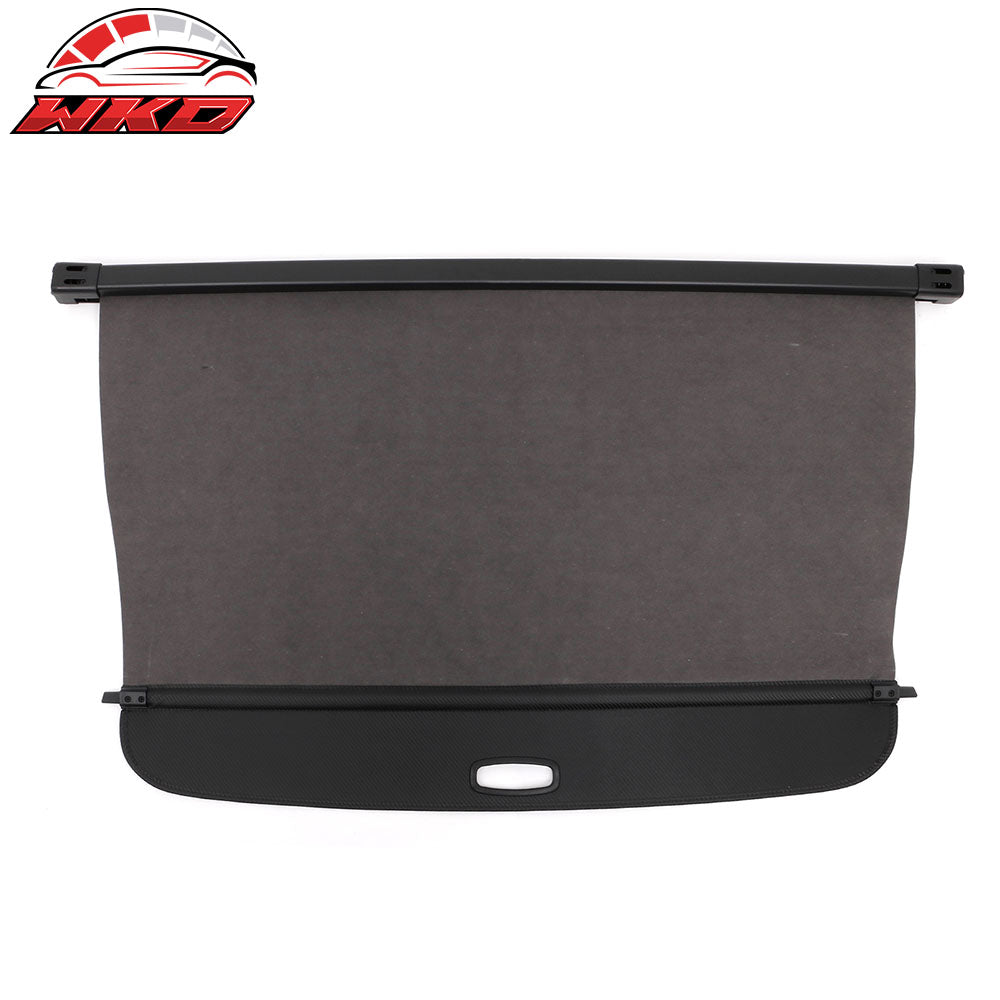 Fits 17-26 Audi Q7 SQ7 Carbon Fiber Print Retractable Cargo Cover Luggage Shade