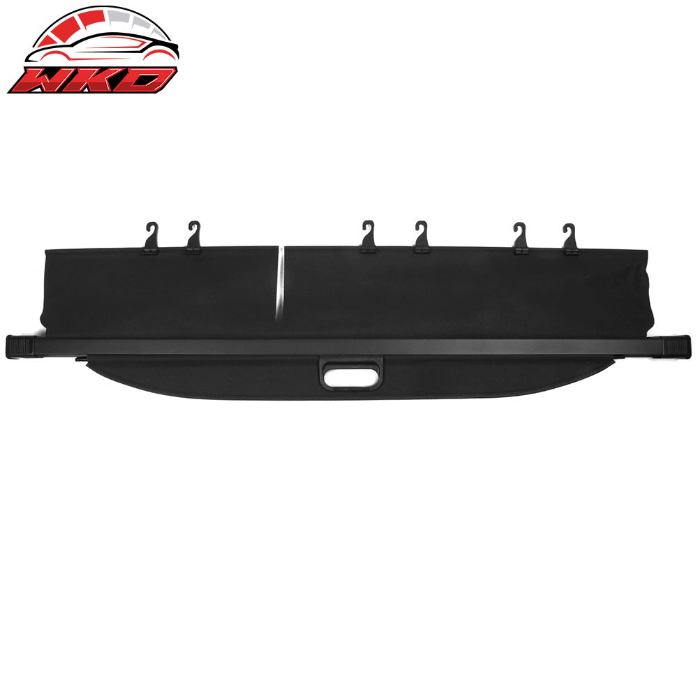 Fits 14-19 Toyota Highlander Black Cargo Cover Retractable Trunk Security Shade