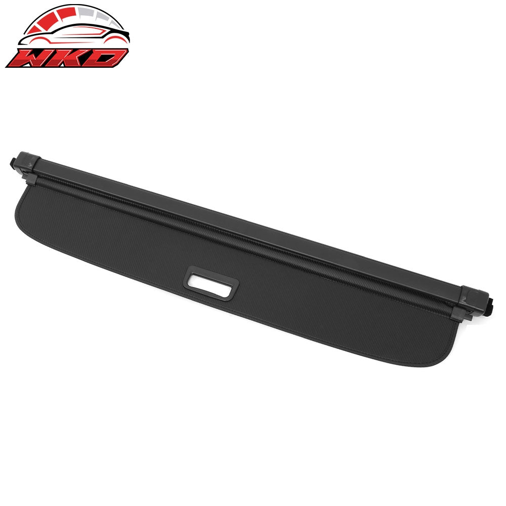 Fits 23-26 Cadillac LYRIQ Carbon Fiber Print Retractable Rear Trunk Cargo Cover