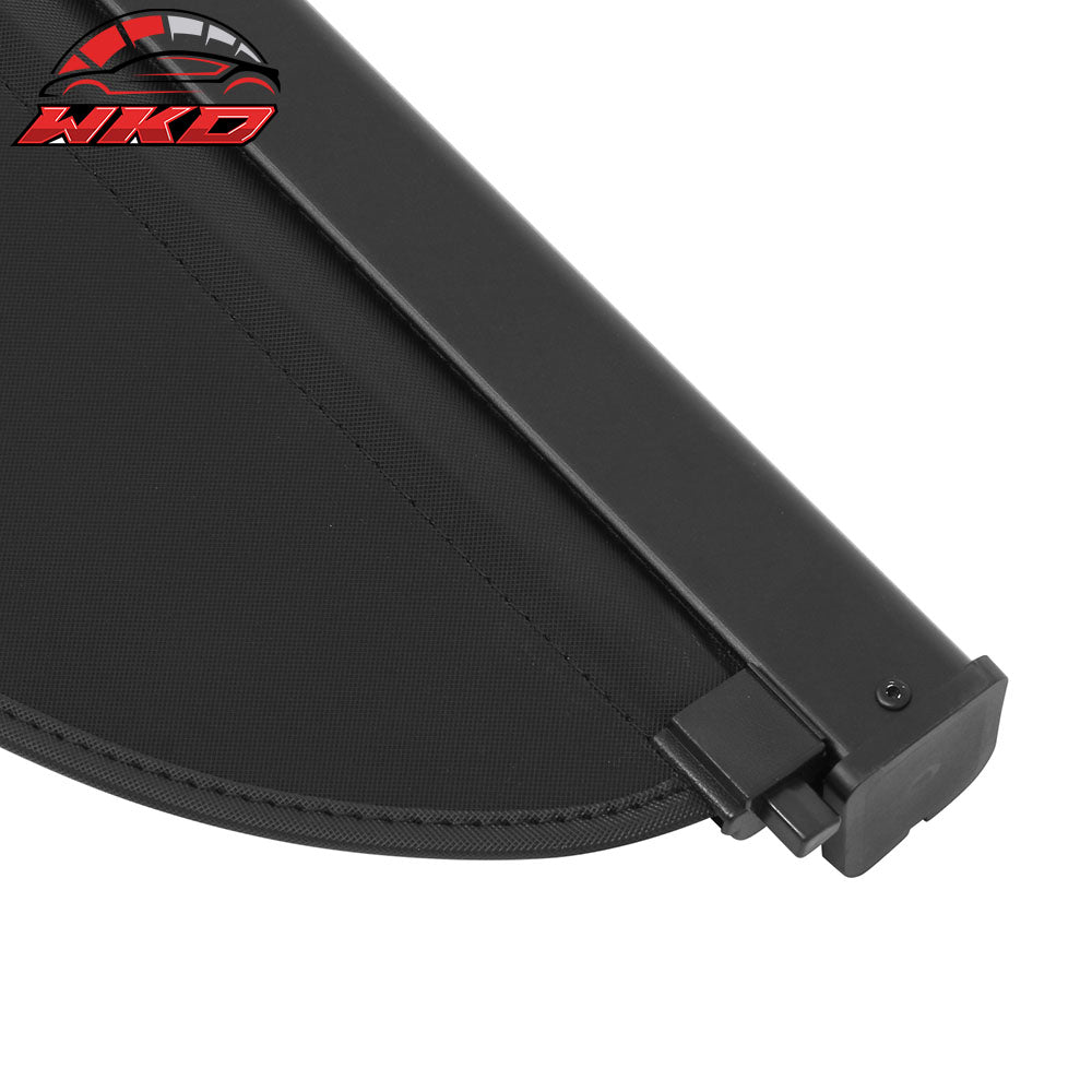 For 24-26 Chevrolet Trax Retractable Rear Trunk Cargo Luggage Cover Canvas Black