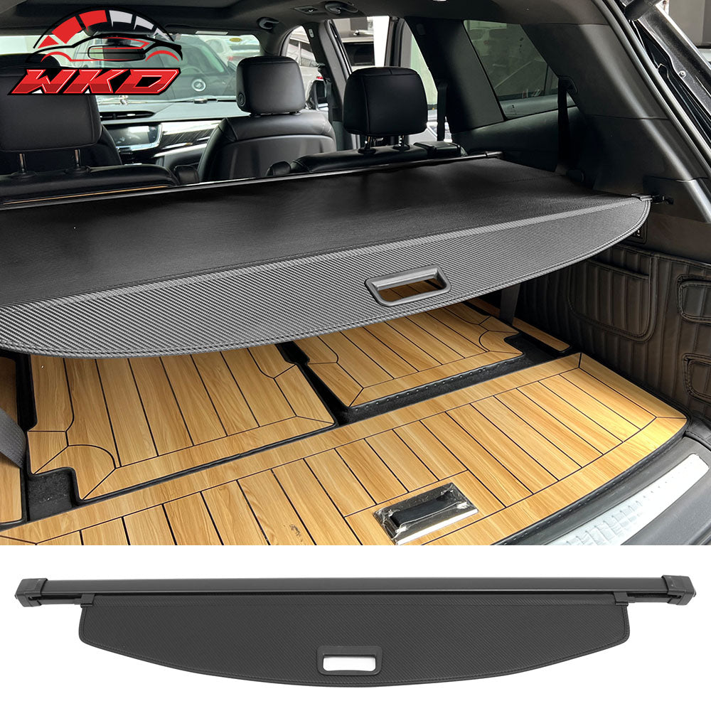 Fits 20-25 Cadillac XT6 Retractable Rear Trunk Cargo Cover Carbon Fiber Print