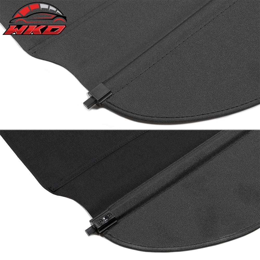 Fits 13-19 Ford Escape Black Rear Trunk Security Tonneau Cargo Shade Cover PVC