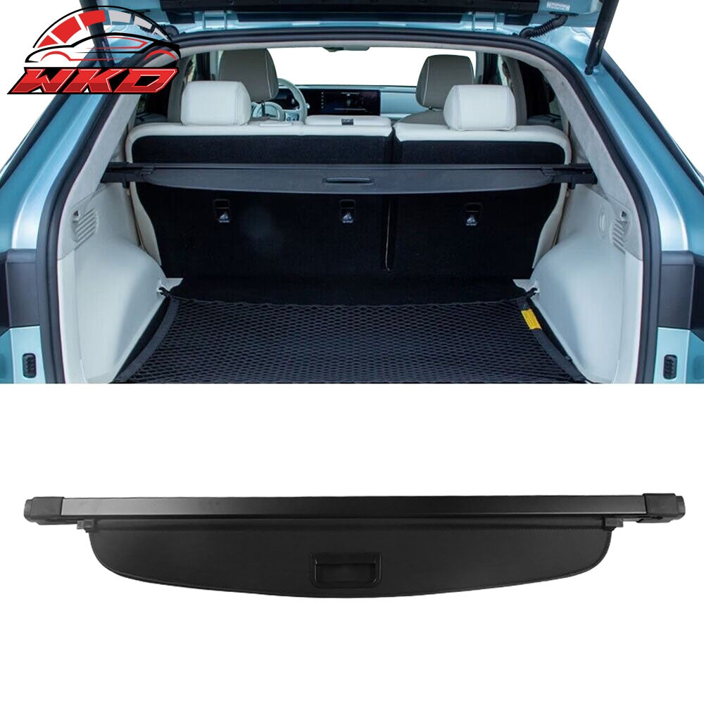 Fits 23-25 Genesis GV60 Cargo Cover Black Retractable Rear Trunk Luggage Shield