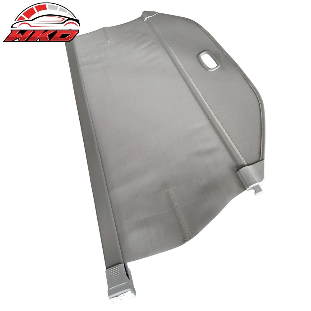 Fits 19-23 Hyundai Santa Fe Retractable Rear Trunk Cargo Cover Shield Shade Grey