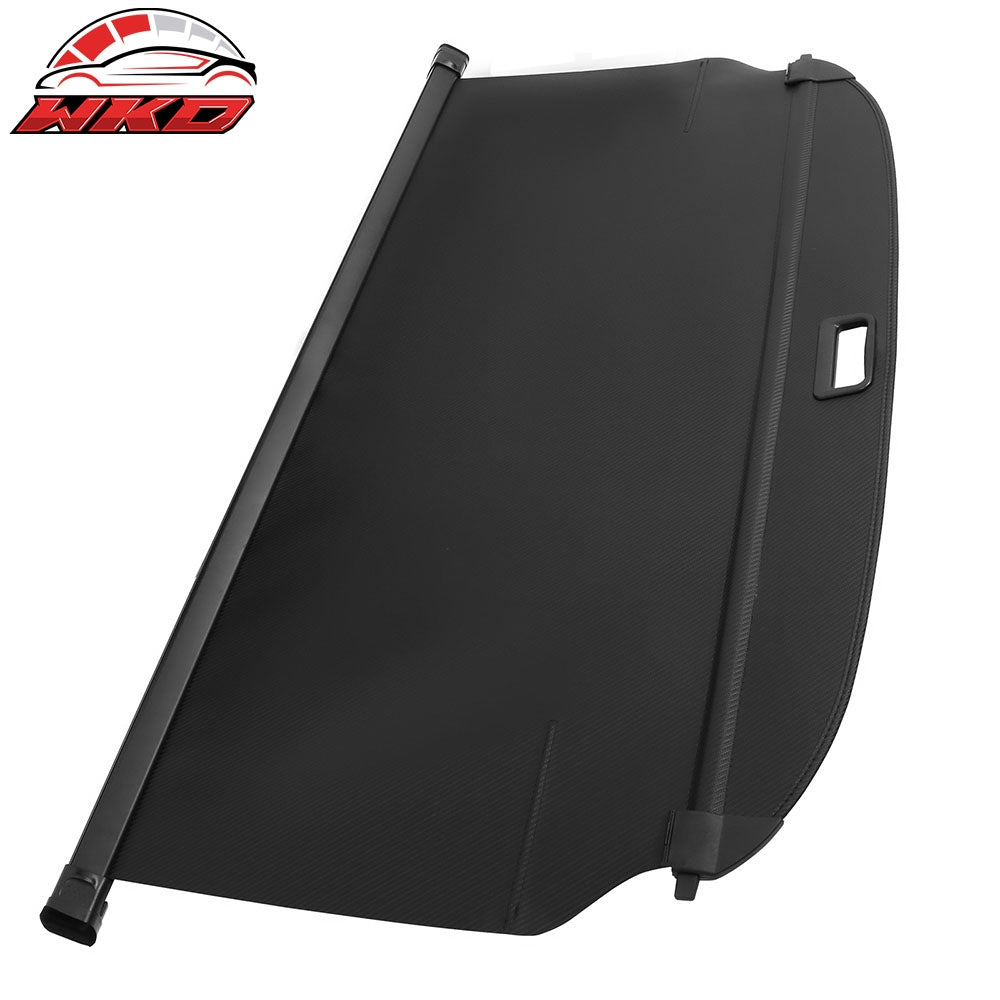 Fits 24-26 Hyundai Santa Fe Carbon Fiber Print Retractable Rear Cargo Cover