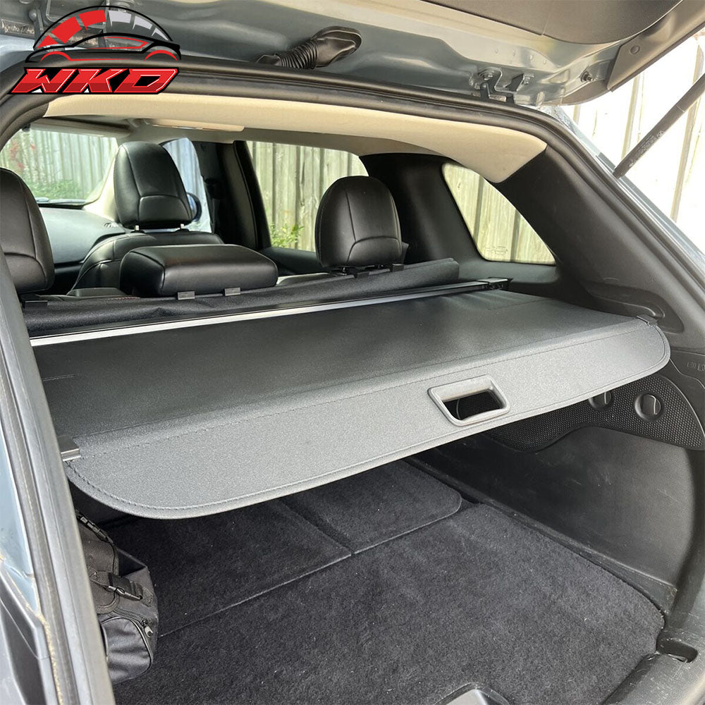 Fits 14-18 Jeep Cherokee Black Retractable Tonneau Cargo Cover Security Shade