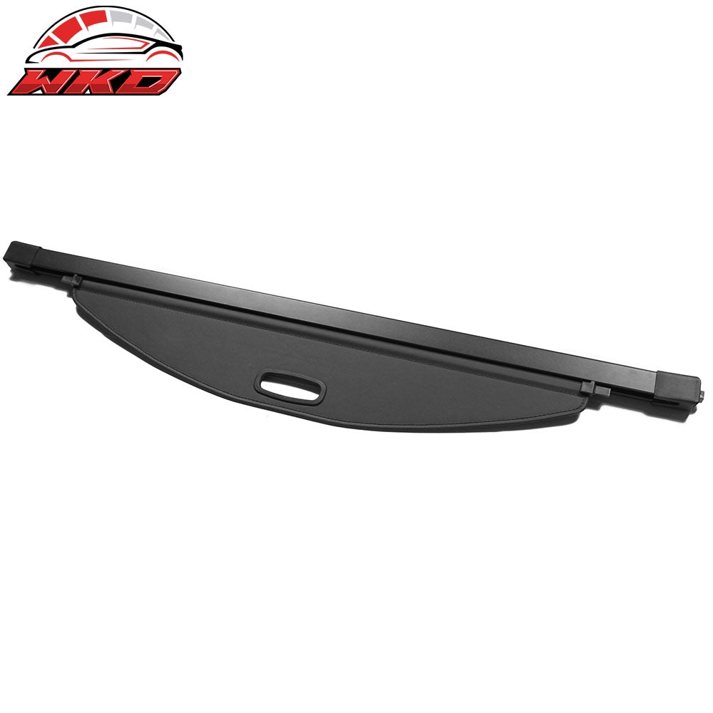 Fits 19-23 Jeep Cherokee Tonneau Cargo Shade Cover Black Vinyl+Aluminum Rod