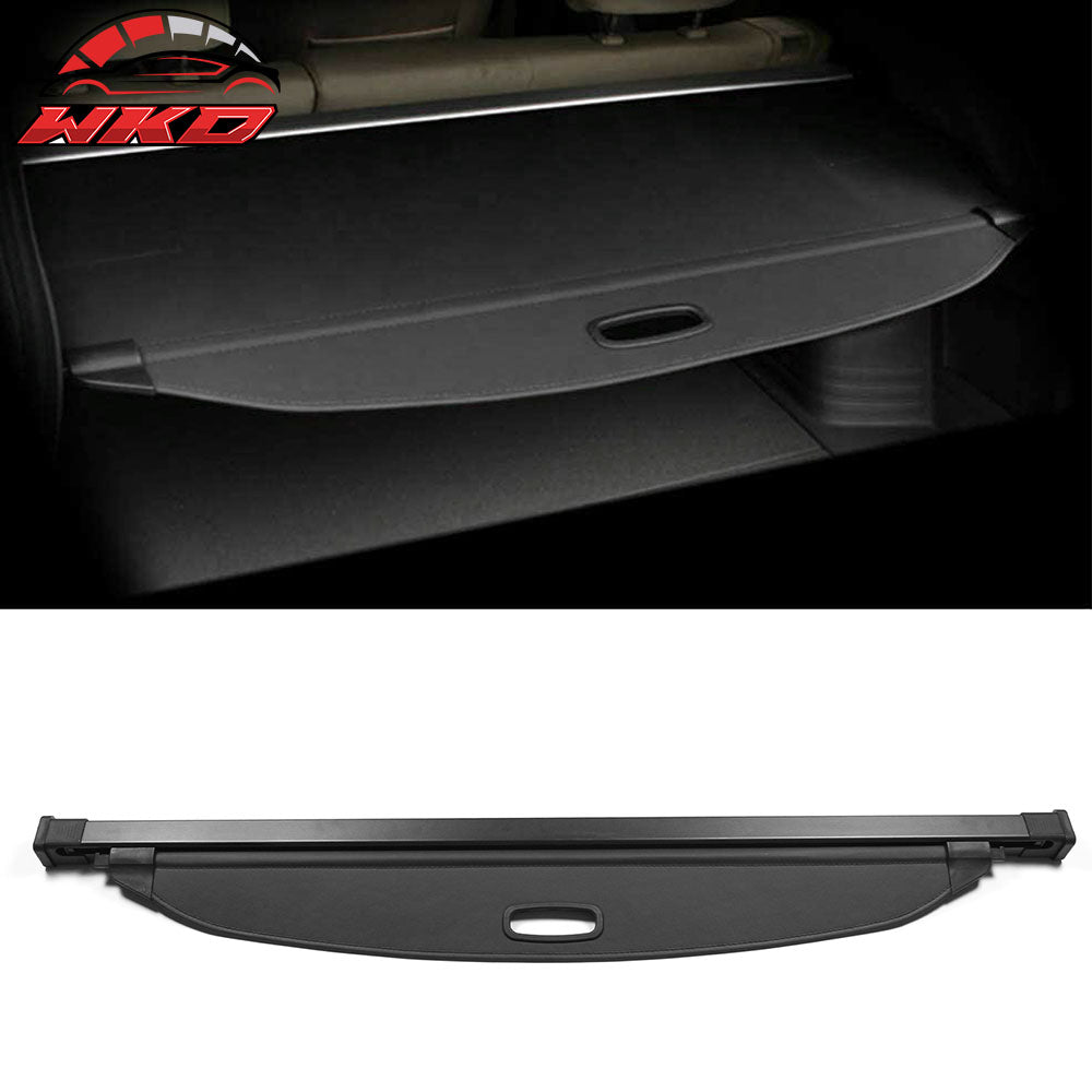 Fits 16-20 Kia Sorento Tonneau Cargo Shade Cover Black Vinly+Aluminum Rod