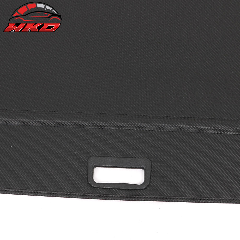 Fits 20-25 Kia Telluride Retractable Rear Trunk Cargo Cover Carbon Fiber Print