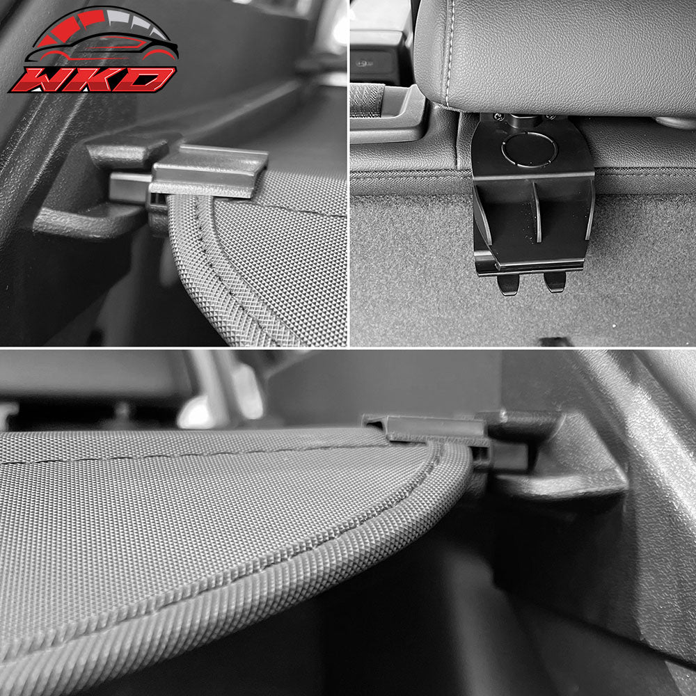 Fits 20-25 Lincoln Corsair Retractable Rear Trunk Cargo Cover Carbon Fiber Print