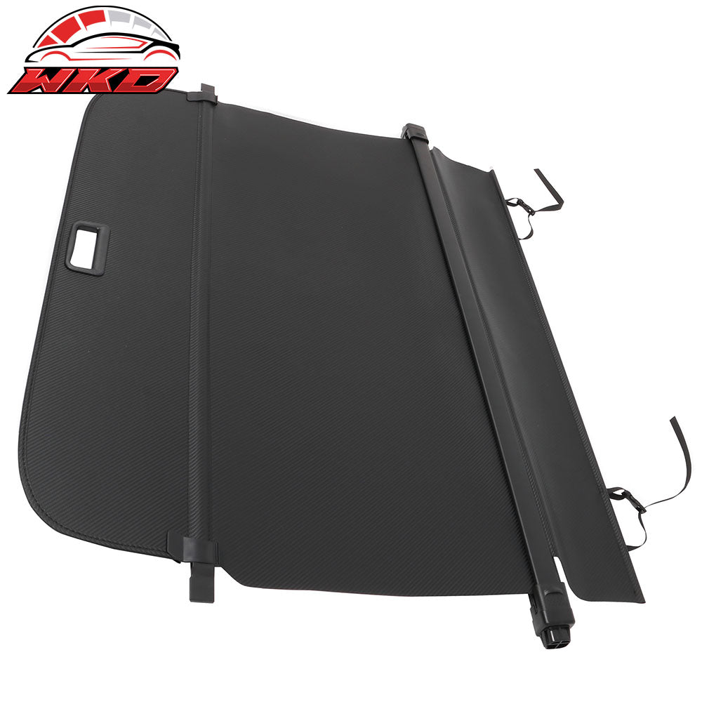 Fits 23-25 Lexus RX350 RX500h Carbon Fiber Print Retractable Trunk Cargo Cover