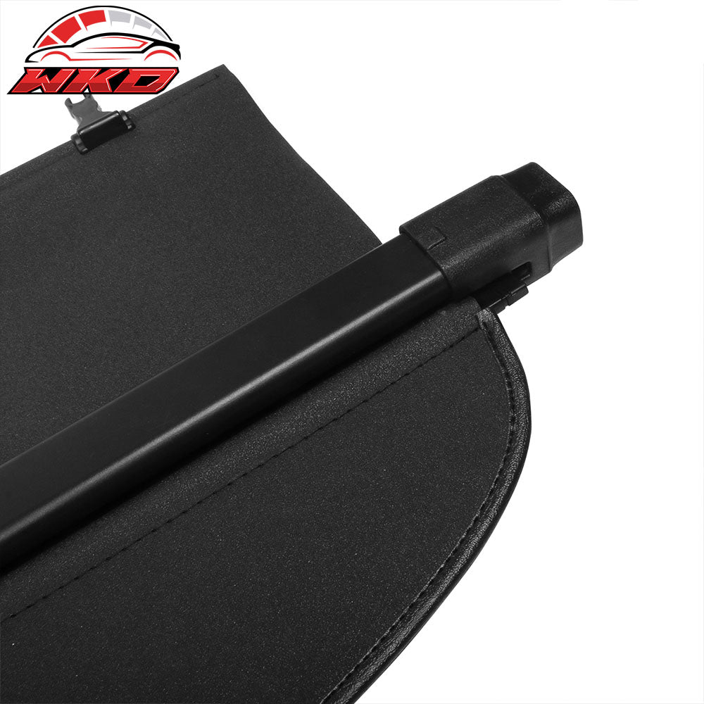 Fits 19-24 Subaru Forester Retractable Black Rear Cargo Security Tonneau Cover