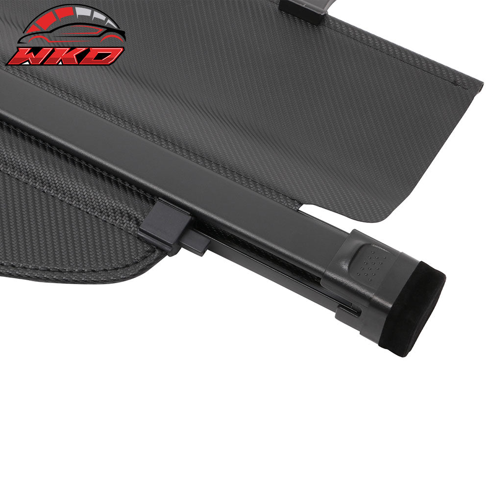 Fits 24-26 Toyota Grand Highlander Carbon Fiber Print Retractable Cargo Cover