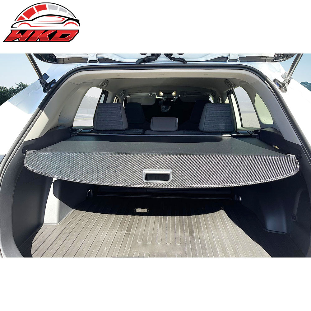Fits 19-25 Toyota RAV4 XA50 & RAV 4 Prime Cargo Cover Carbon Fiber Texture Style