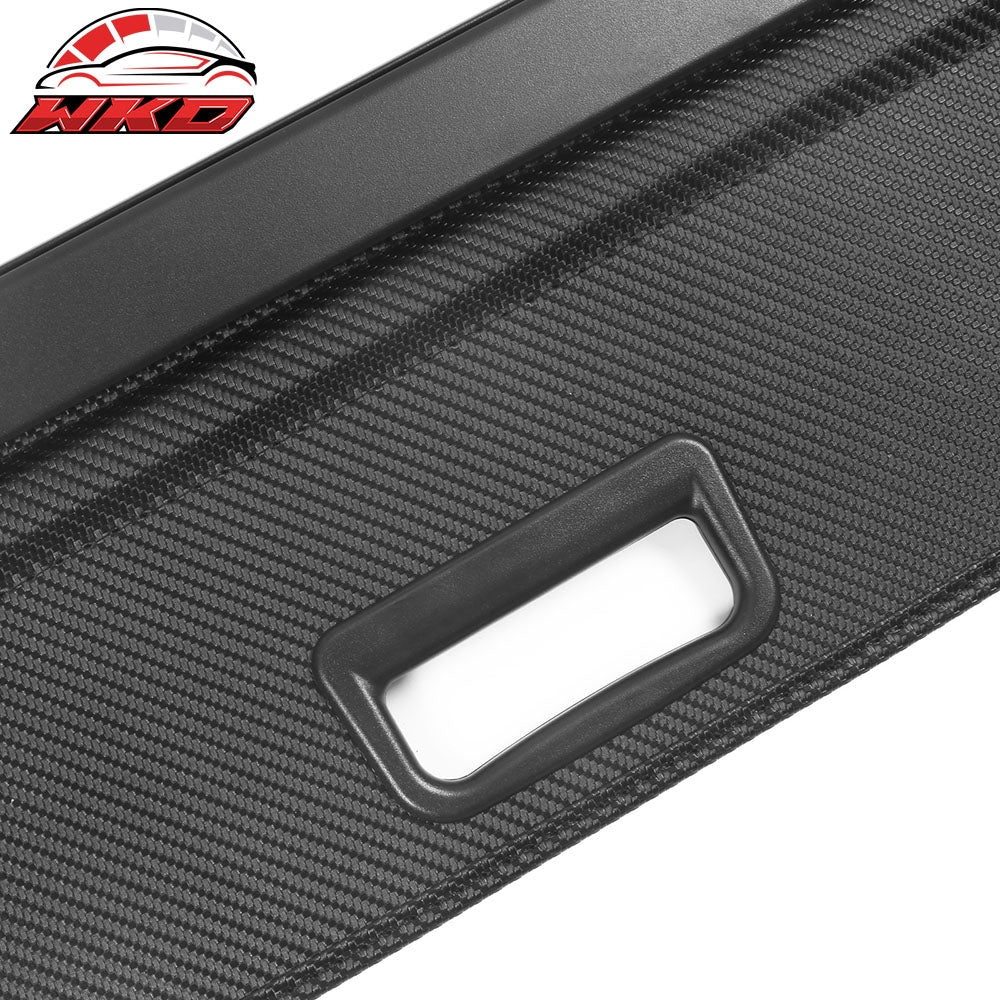 Fits 20-22 Tesla Model Y Retractable Rear Cargo Cover Carbon Fiber Texture Style