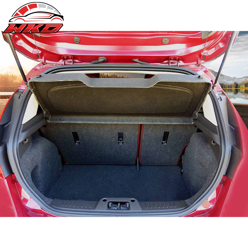 Fits 11-19 Ford Fiesta Hatchback Non Retractable Black Cargo Cover Tonneau Board