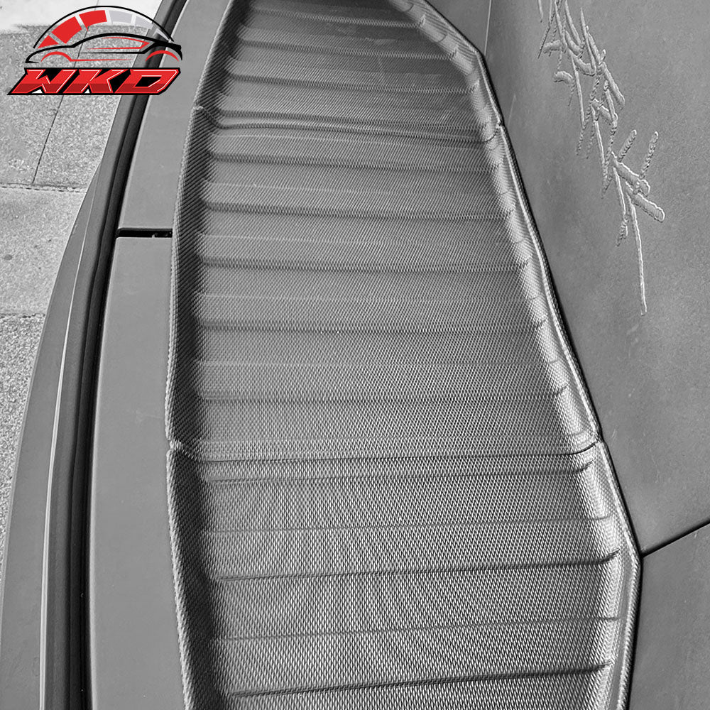 For 23-24 Tesla Cybertruck Front Frunk Cargo Liner Protector Mat TPE 3D Molded