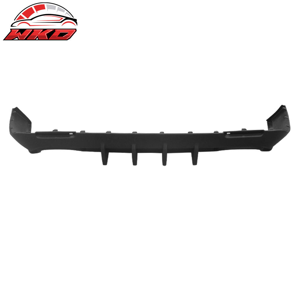 Wholesale 15-23 Dodge Challenger IKON Style Rear Diffuser Bumper Lip Matte Black - PP