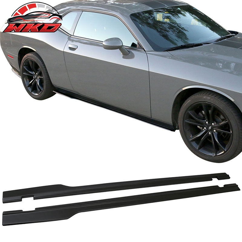 Wholesale 15-23 Dodge Challenger SXT Style Black Primer PP Side Skirts Diffusers Lips