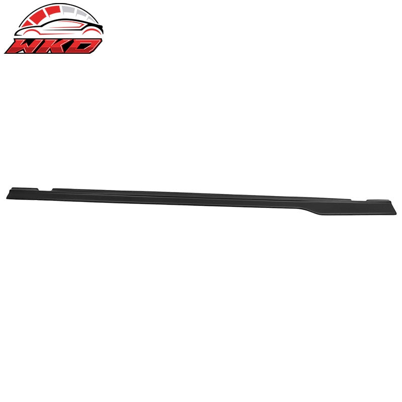 Fits 15-23 Dodge Challenger SXT Style Black Primer PP Side Skirts Diffusers Lips