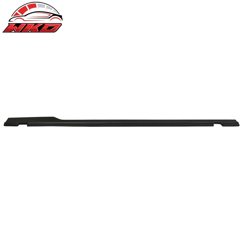 Fits 15-23 Dodge Challenger SXT Style Black Primer PP Side Skirts Diffusers Lips