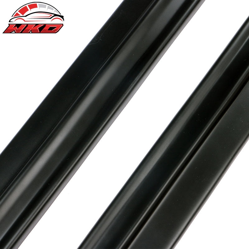 Fits 15-23 Dodge Challenger SXT Style Side Skirts Extension Matte Black 2PC - PP