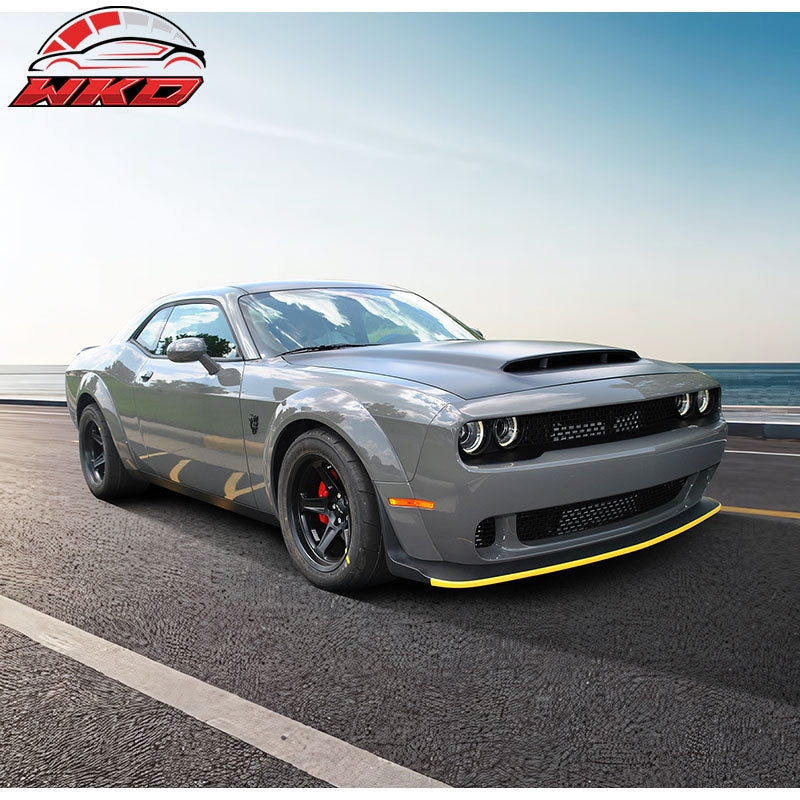 Fits 18-23 Challenger Wide Body Hellcat Demon Red Eye Front Lip Splitter Guard