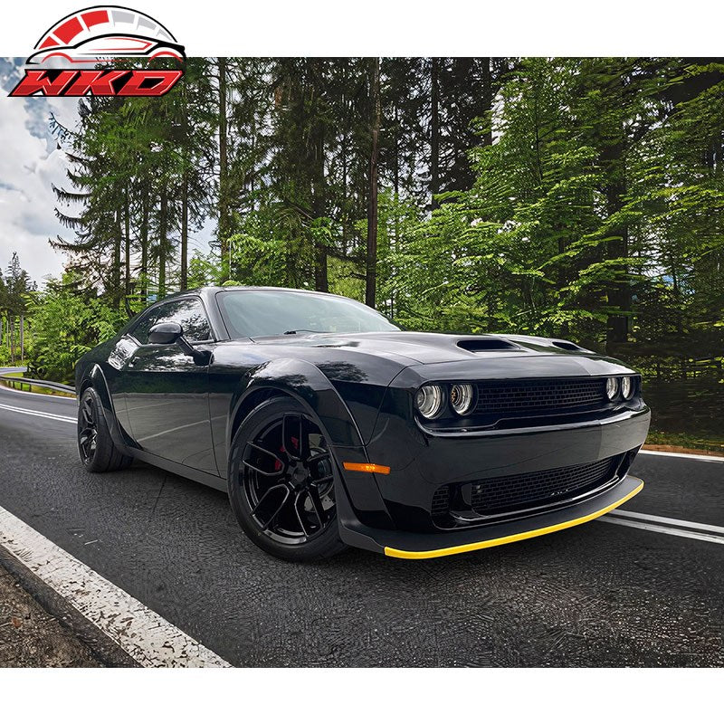 Fits 18-23 Challenger Wide Body Hellcat Demon Red Eye Front Lip Splitter Guard