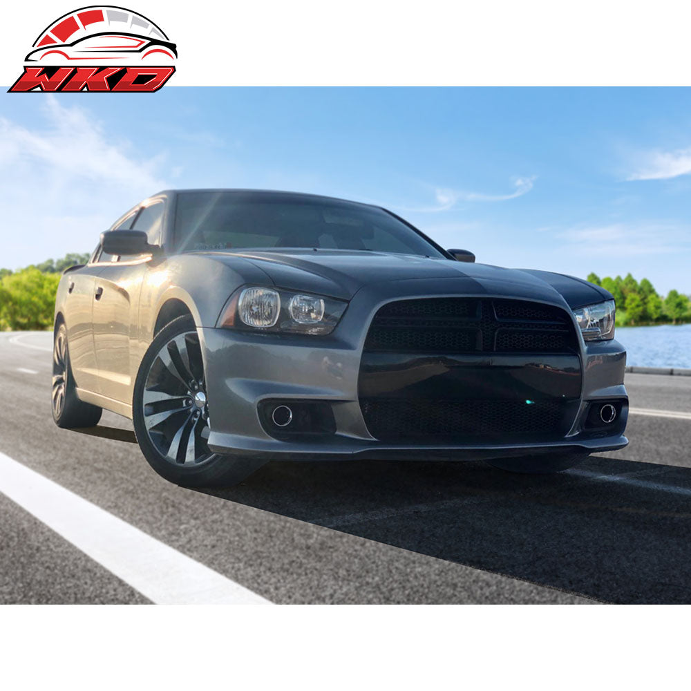 Fits 11-14 Dodge Charger SRT8 Style Front Bumper Cover Conversion Replacement PP