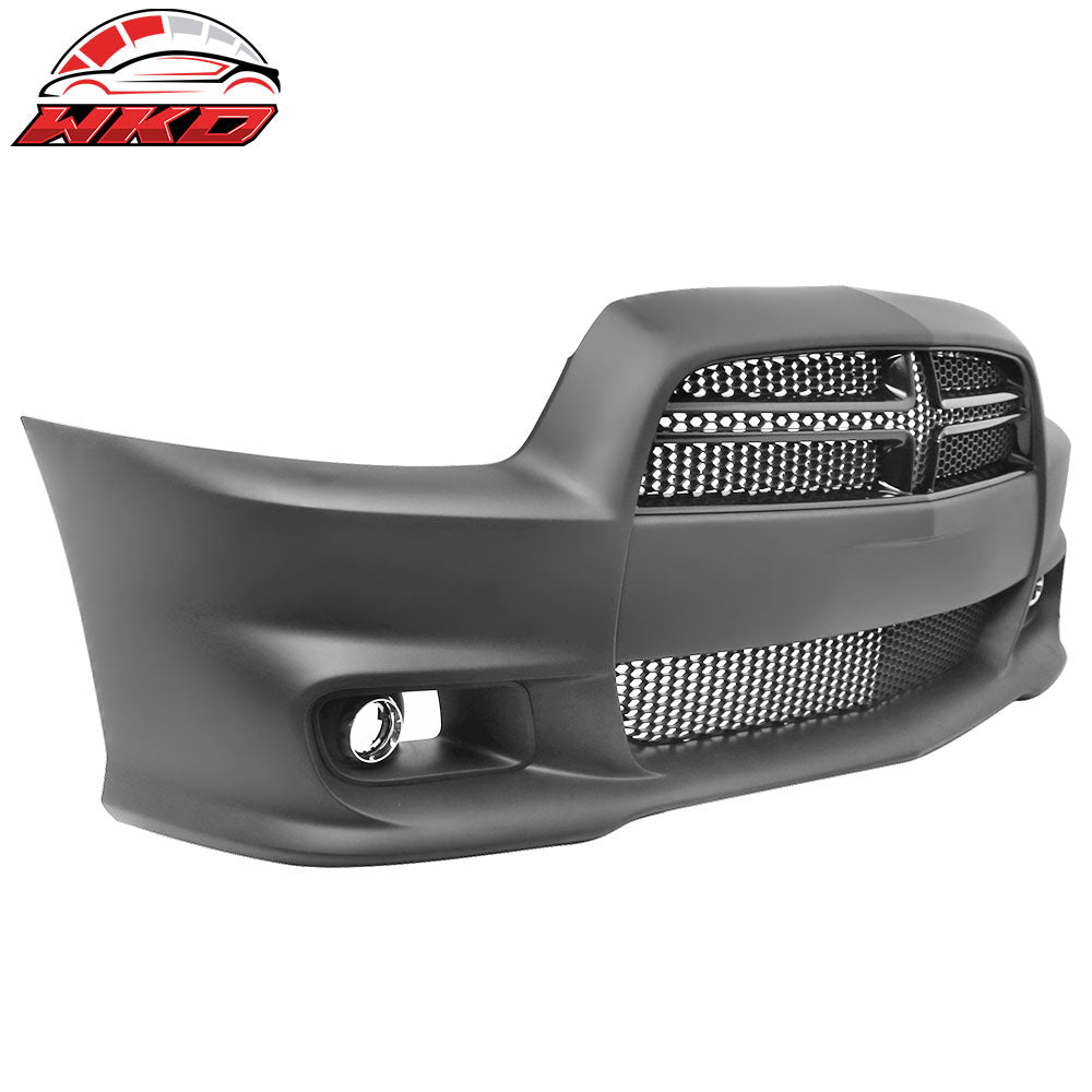 Fits 11-14 Dodge Charger SRT8 Style Front Bumper Cover Conversion Replacement PP