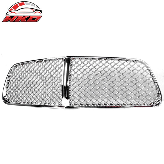 Wholesale 11-14 Dodge Charger Chrome Honeycomb Mesh Front Hood Bumper Grill Grille