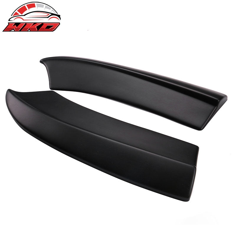 Fits 15-23 Charger SRT Rear Bumper Diffuser Lip Valance W/ Red LED Brake Lamp