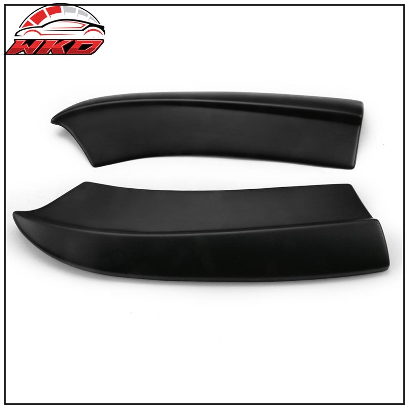 Fits 15-23 Charger SRT Rear Bumper Diffuser Lip Valance W/ Red LED Brake Lamp