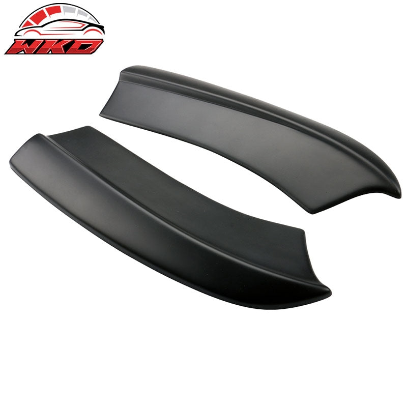 Fits 15-23 Charger SRT Rear Bumper Diffuser Lip Valance W/ Clear LED Brake Lamp
