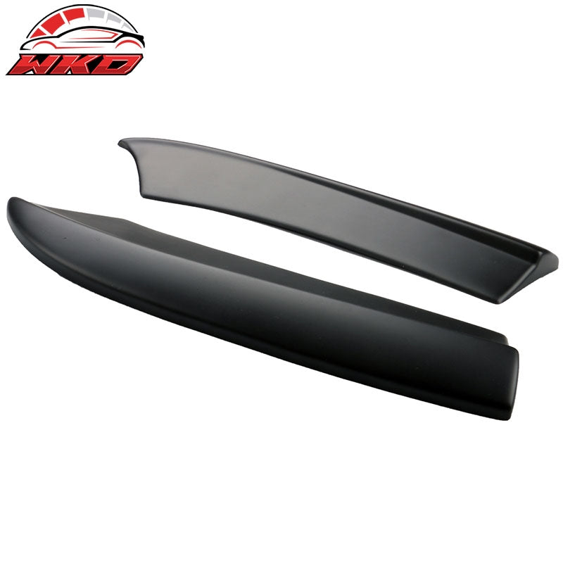 Fits 15-23 Charger SRT Rear Bumper Diffuser Lip Valance W/ Smoke LED Brake Lamp