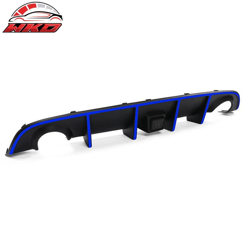 Wholesale 15-23 Charger SRT Rear Diffuser with Smoke LED Lamp & Blue Reflective Tape