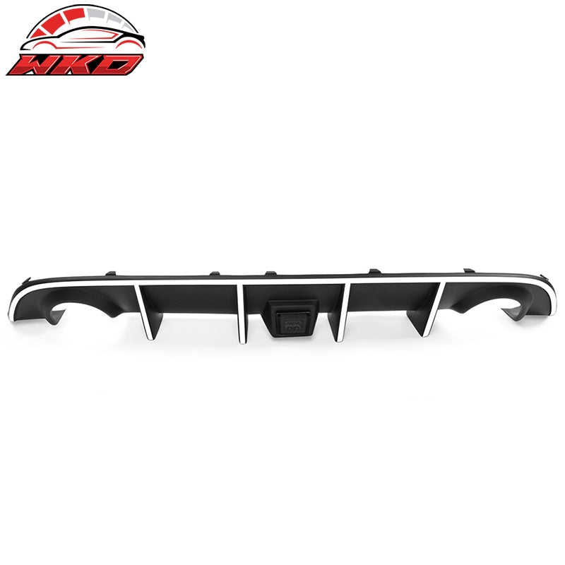 Wholesale 15-23 Charger SRT Rear Diffuser with Smoke LED Lamp & White Reflective Tape