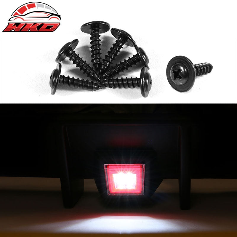 Fits 15-23 Charger SRT Rear Diffuser w/ Smoke LED Lamp & Yellow Reflective Tape