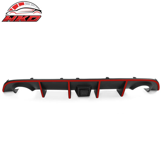 Wholesale 15-23 Charger SRT Rear Diffuser with Smoke LED Lamp & Red Reflective Tape