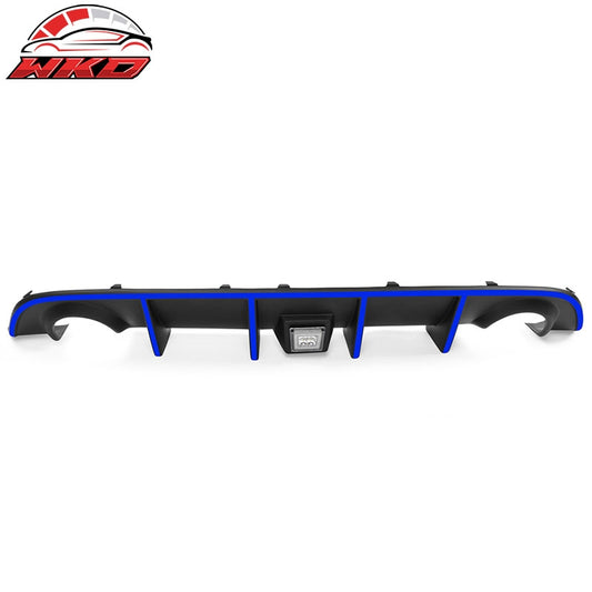 Wholesale 15-23 Charger SRT Rear Diffuser with Clear LED Lamp & Blue Reflective Tape