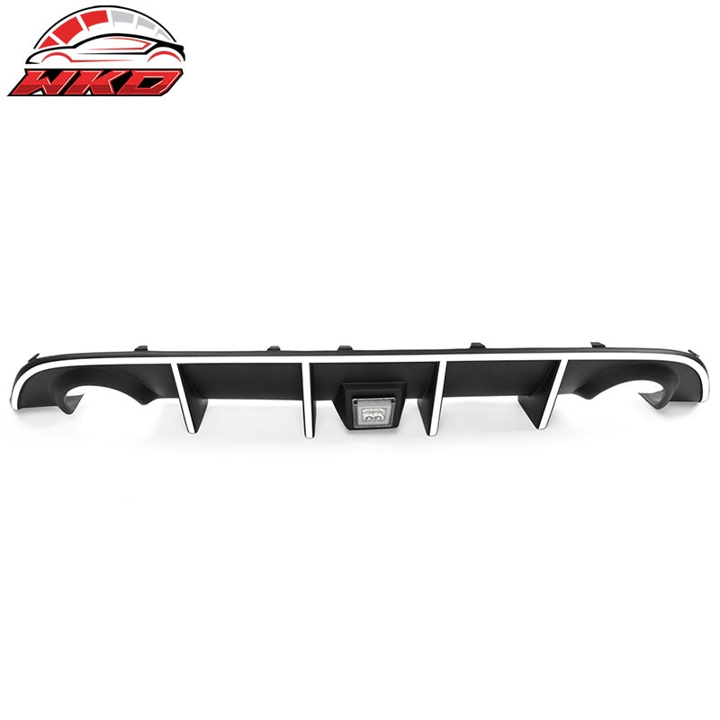 Wholesale 15-23 Charger SRT Rear Diffuser with Clear LED Lamp & White Reflective Tape