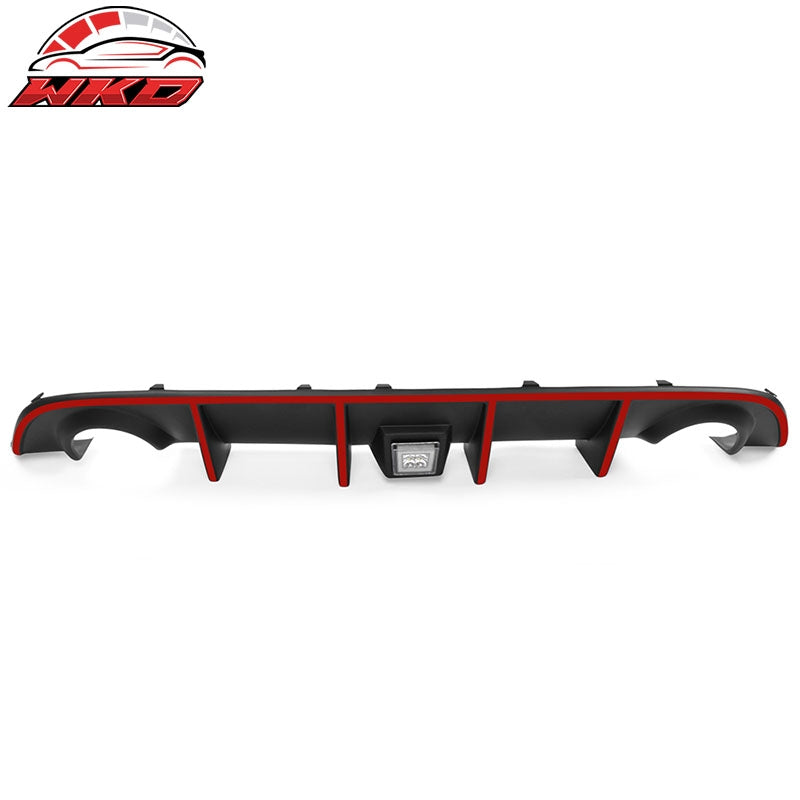 Wholesale 15-23 Charger SRT Rear Diffuser with Clear LED Lamp & Red Reflective Tape