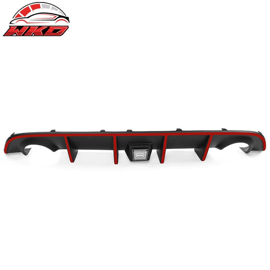 Wholesale 15-23 Charger SRT Rear Diffuser with Clear LED Lamp & Red Reflective Tape