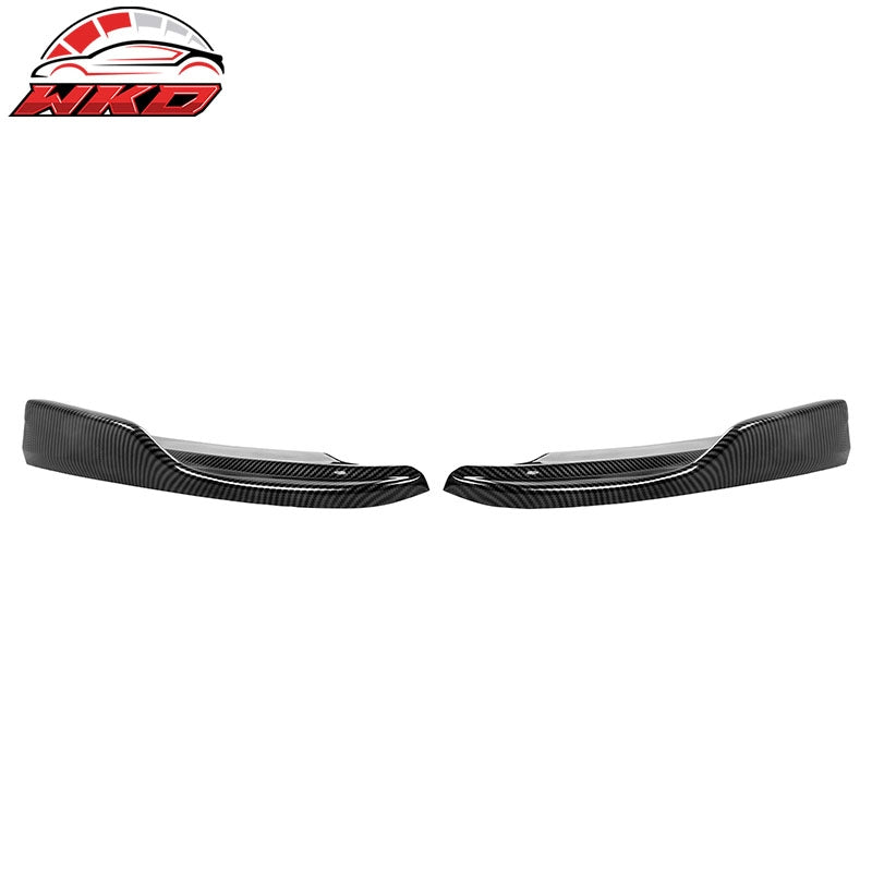 Fits 20-23 Charger SRT Widebody Rear Bumper Apron Side Spat Carbon Fiber Print