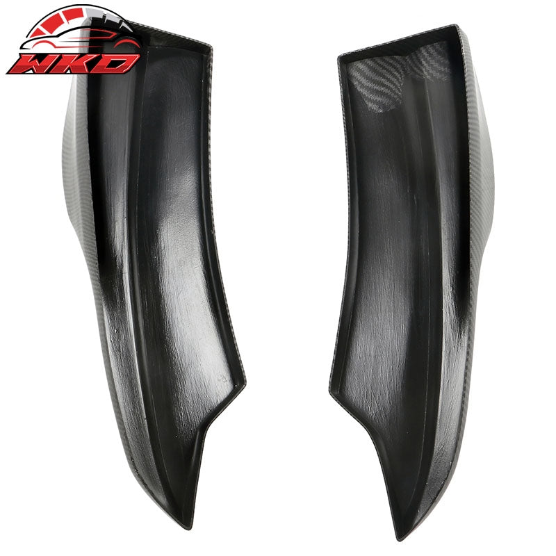 Fits 20-23 Charger SRT Widebody Rear Bumper Apron Side Spat Carbon Fiber Print