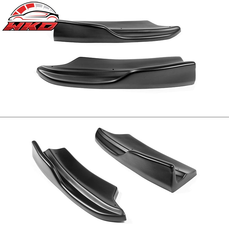 Fits 20-23 Charger SRT Widebody Matte Black Rear Diffuser Lip + Apron Spats - PP