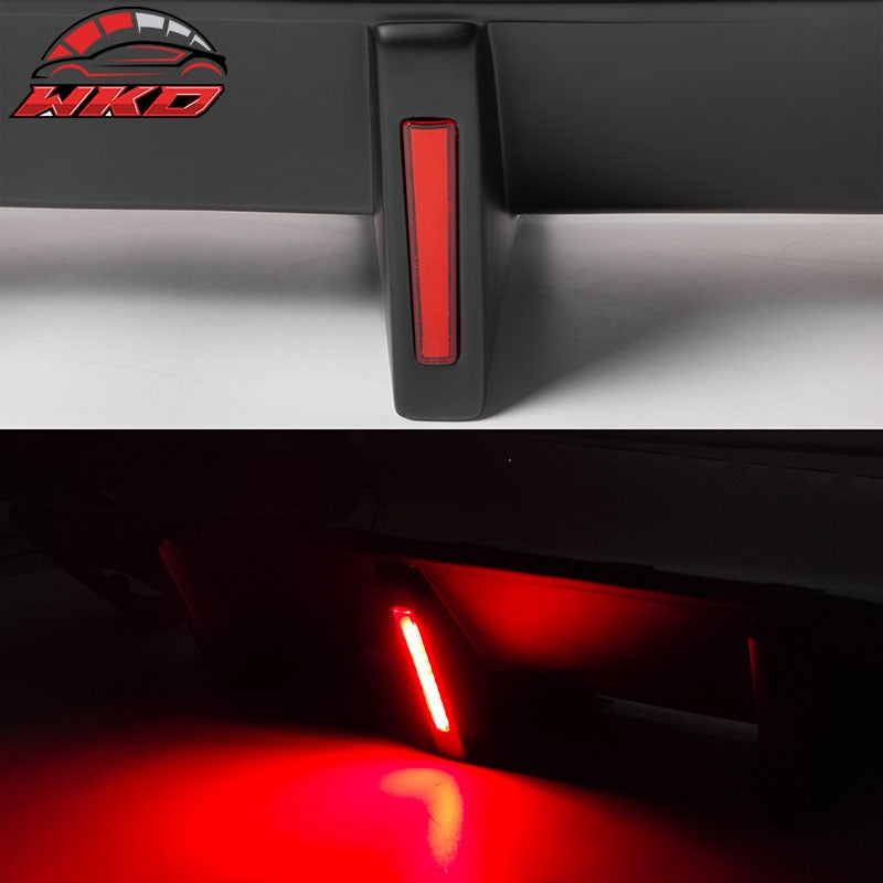 Fits 20-23 Charger SRT Widebody Matte Black Rear Diffuser Lip + Apron Spats - PP