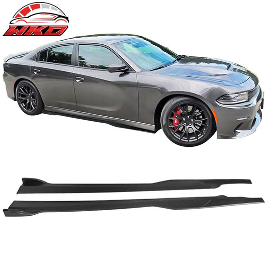 Wholesale 12-23 Dodge Charger 86.5" V1 Side Skirts Extension Rocker Panels Pair - PP