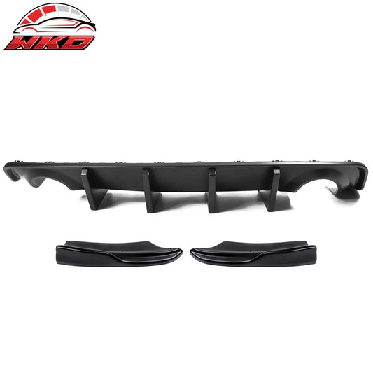 Wholesale 20-23 Charger Widebody IKON PP Matte Black Rear Diffuser + Apron Spats - PP