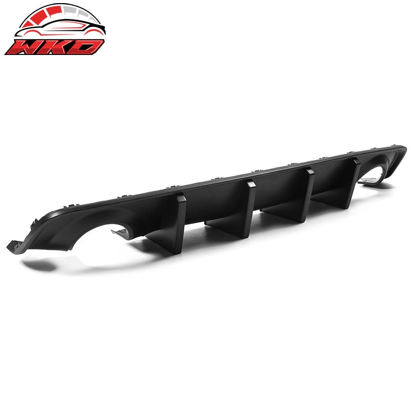 Fits 20-23 Charger Widebody IKON PP Matte Black Rear Diffuser + Apron Spats - PP